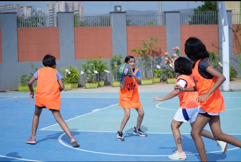 Basketball training session